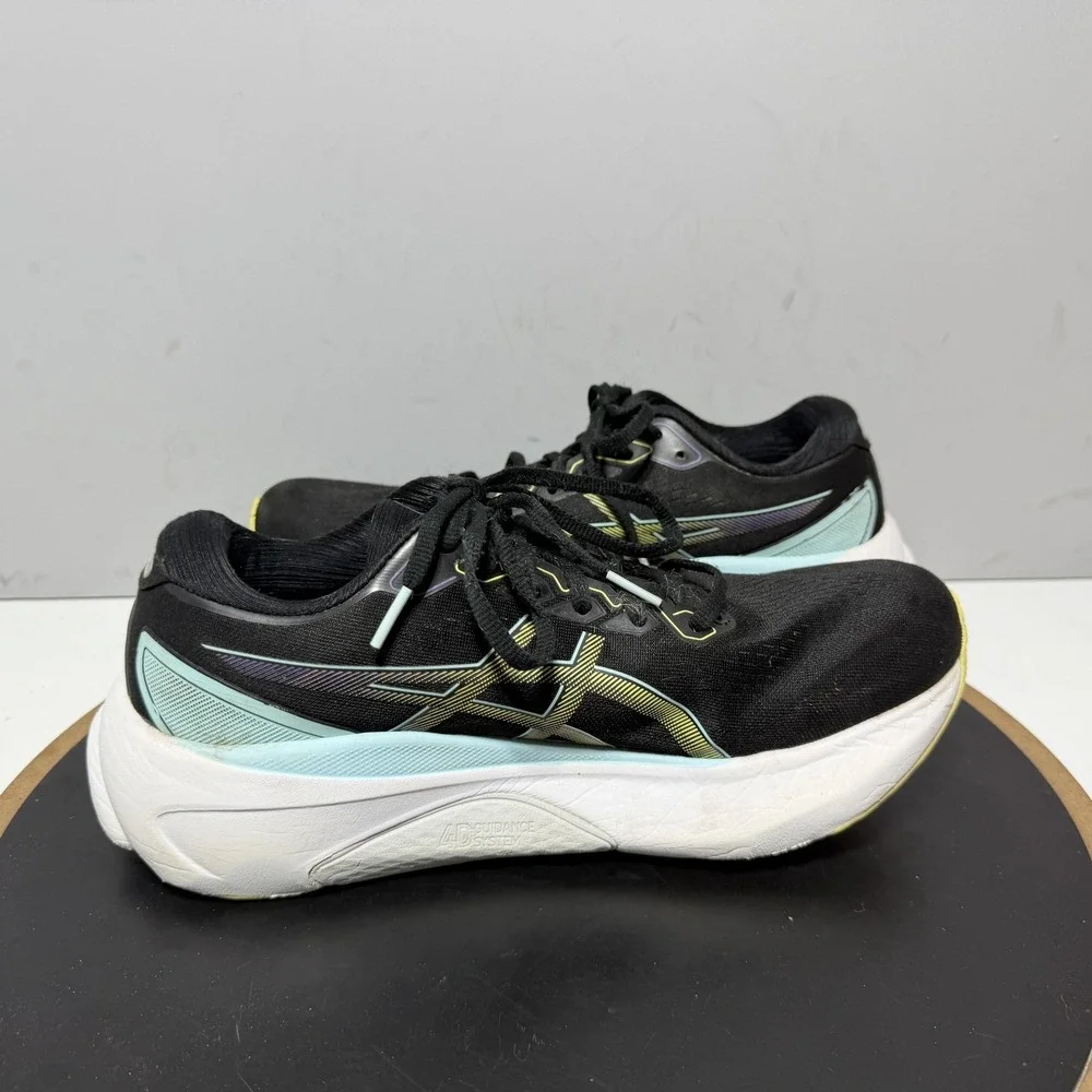 ASICS Gel-Kayano 30 Shoes Womens Size 10 Black PureGEL Running Sneakers Mesh